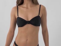 Video: Rio De Sol Bikini Tops Top Touch-Black Bandeau-Joy